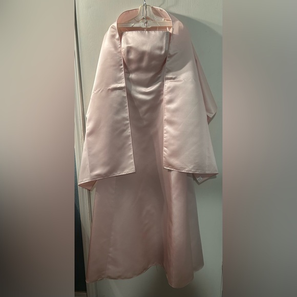 Michaelangelo Soft Pink Women's Cape & Gown Size 12 - Picture 1 of 5